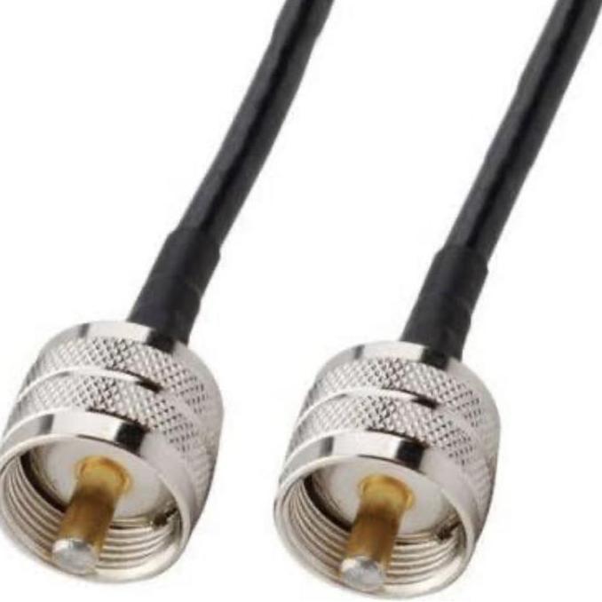 Kabel Jumper Rg58 UHF male ke UHF male Panjang 50Cm