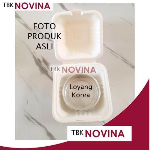 BOX BAGGASE BURGER KOREA CAKE / KOTAK KUE KOREA BENTO CAKE BURGER 6 INCH