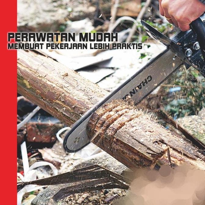 MINI CHAINSAW ADAPTOR KE MESIN GERINDA GERGAJI KAYU LISTRIK