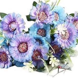 Bunga Gerbera Artificial Plastik Warna Warni Seperti Bunga Matahari Ukuran Besar