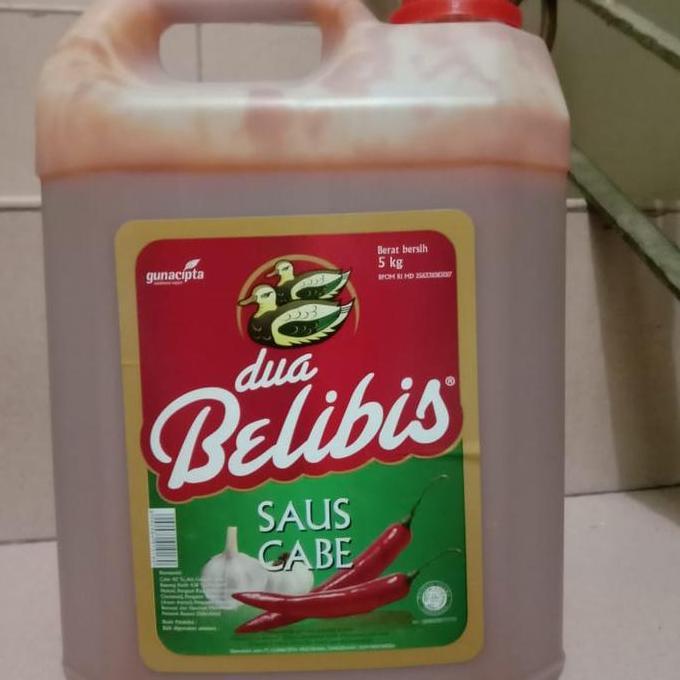 NEW SAOS SAMBAL DUA BELIBIS PREMIUM JERIGEN 5 KG ORI