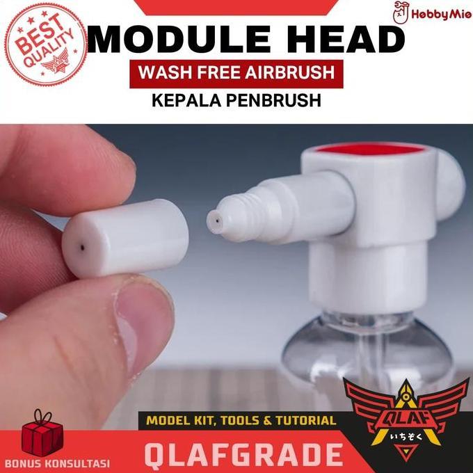 WASH FREE AirBrush MODULE HEAD Hobby mio Clean Free AirBrush - penbrush spray kepala cat anti ribet