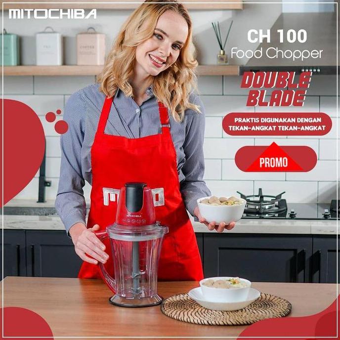 Promo Mitochiba Ch-100 Food Chopper Multifungsi Blender