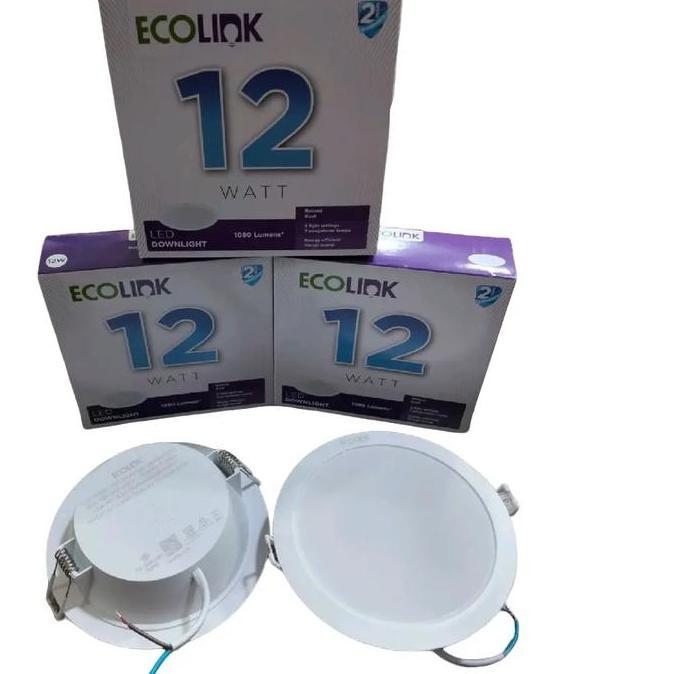 ECOLINK LAMPU DOWNLIGHT LED PANEL 12W 15W LAMPU LED PANEL ECOLINK 12W 15W 3 WARNA PUTIH NATURAL WARM