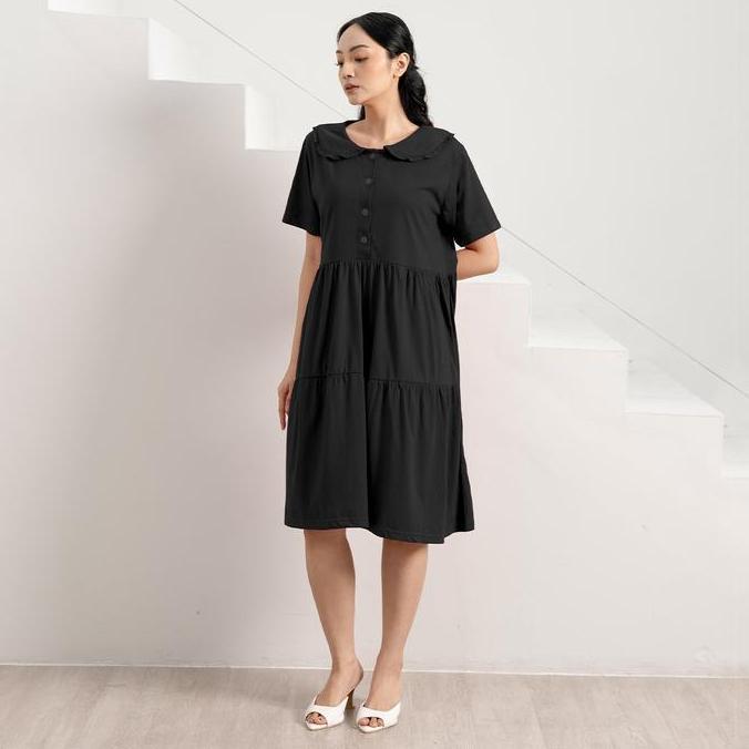 FOREVER SWEET Daster Kekinian Home Dress Daisy Busui Cantik Nyaman Wanita Tidur Kancing Panjang