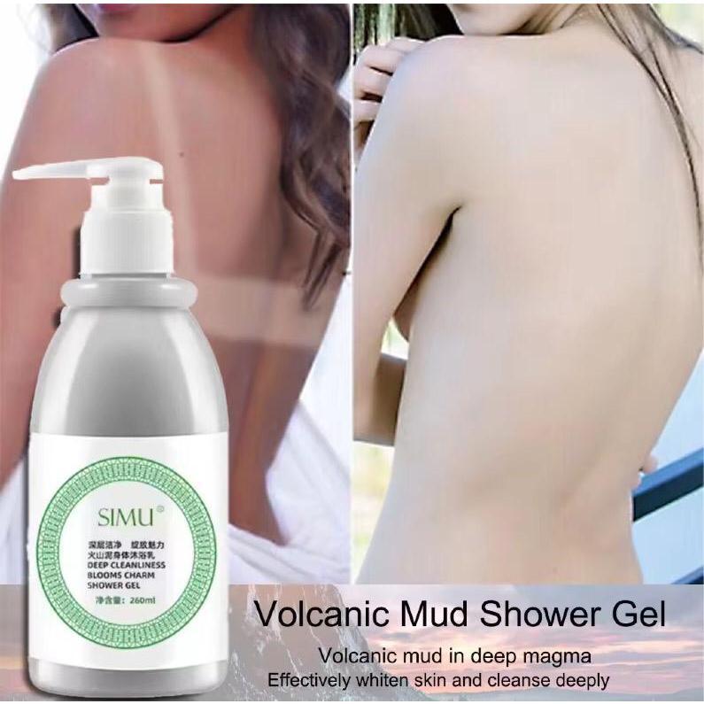 Volcanic Mud Body Wash Sabun Mergeco Whitening Pemutih Badan 250Ml