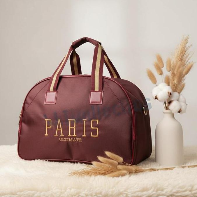 Halan- Tas Pakaian Mudik Travel Bag Tas Lipat Nita Pria Motif Bordir Batik Bahan Berkualitas Ringan 