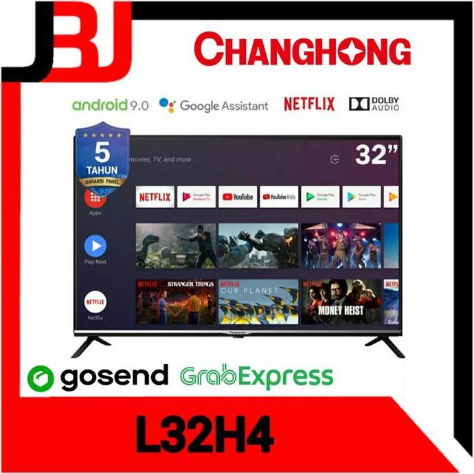 Android TV Led Changhong 32" L32H4 | Changhong Android 9.0 TV 32inch