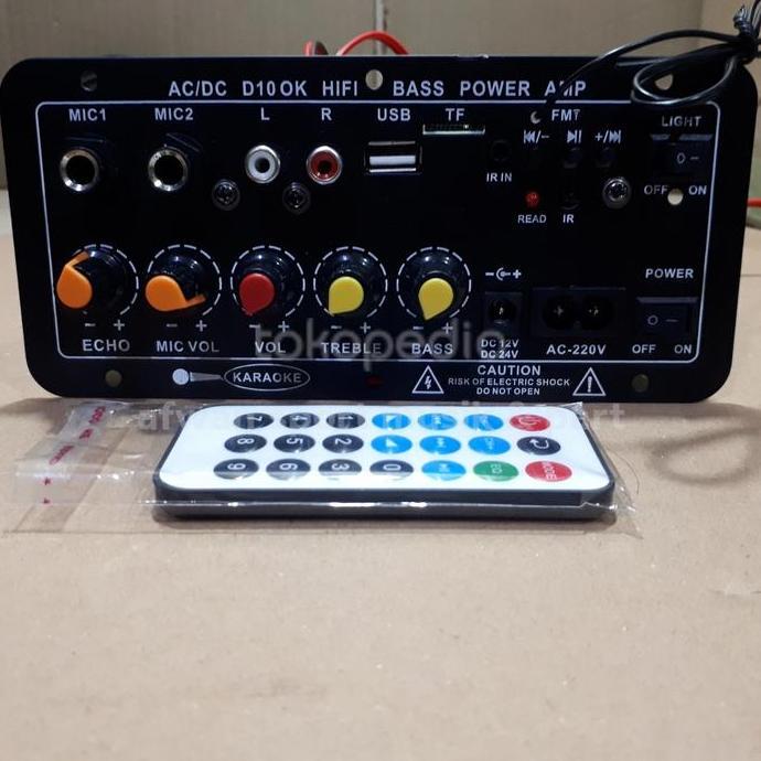 Modul kit Amplifier Hifi Karaoke Portable with Bluetooth .
