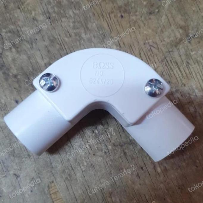 B244 PIPA L-BOW ) ELBOW PIPA CONDUIT 20MM  MERK BOSS PM99