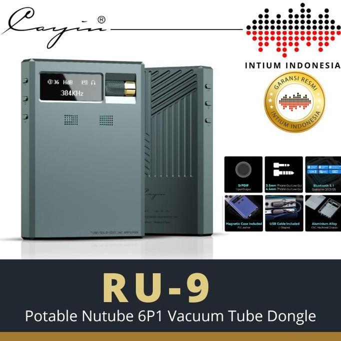 Promo Cayin Ru-9 / Ru9 / Ru 9 Portable Nutube 6P1 Vacuum Tube Dongle