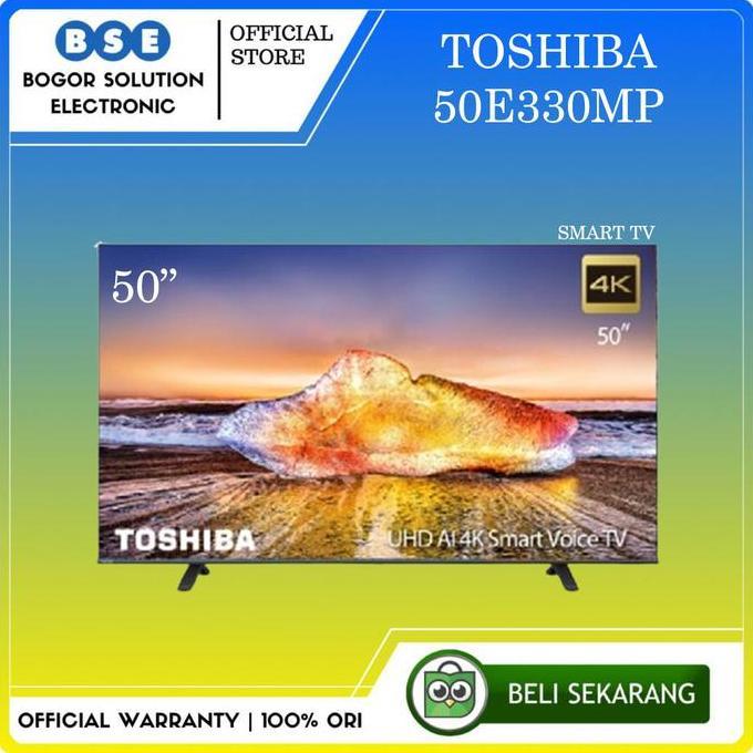 Toshiba TV 50 Inch  50E330MP 4K Smart TV UHD Toshiba 50E330MP 50 Inci [ORI]