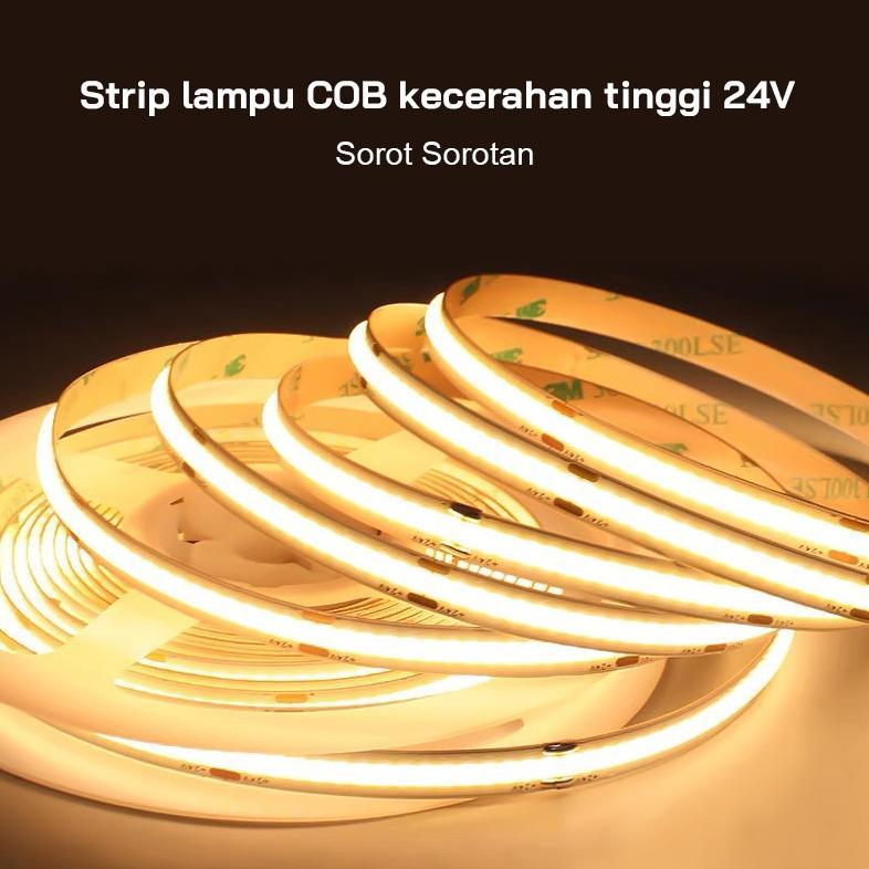 new product led strip cob 24v 10 meter 320 led 12 watt per meter 3000k/4000k/6000k