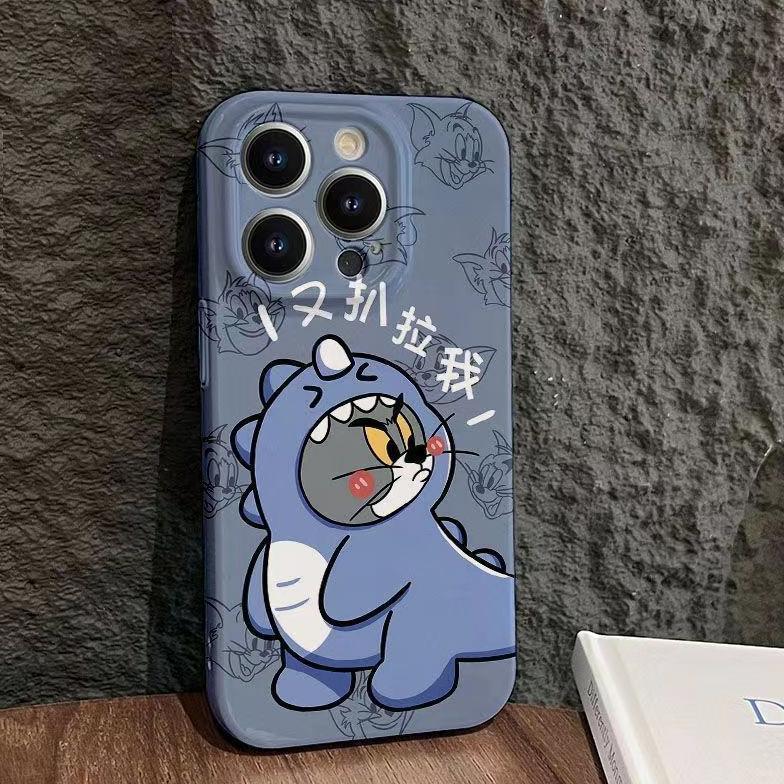 CUCI GUDANG Tom and Jerry Cute Lucu Phone Softcase For IPhone 7 8 SE 2020 Xr Xs Max 11 12 13 Mini 14