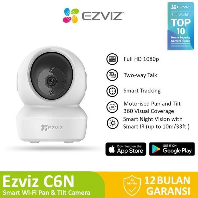 TERBARU - IP CAM EZVIZ C6N WIRELESS 1080P SMART IR NIGHT VISION