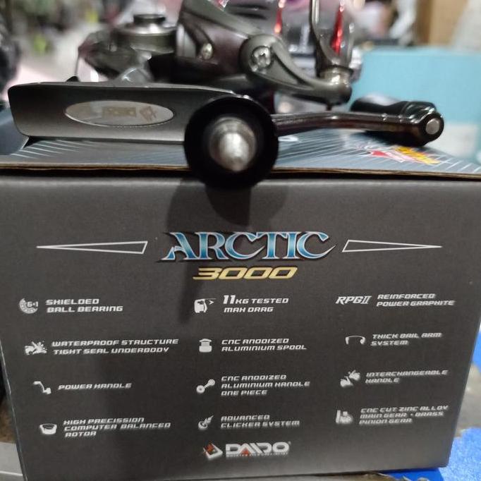 reel pancing daido arctic 1000 2000 3000 4000 6000 reel power handel (TERBAIK) (TERBARU) (TERMURAH)