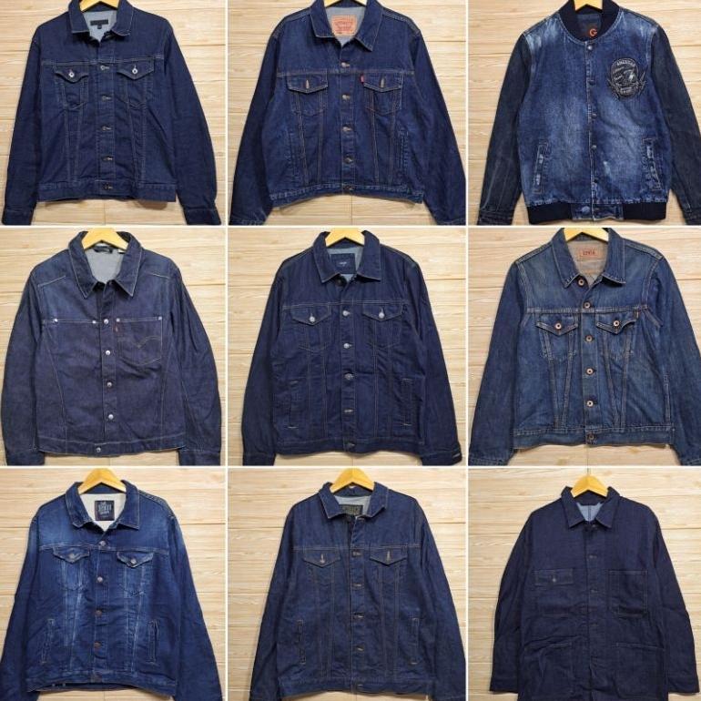 EXCLUSIVE Jaket Denim Branded Jeans Brand Oversize Denim