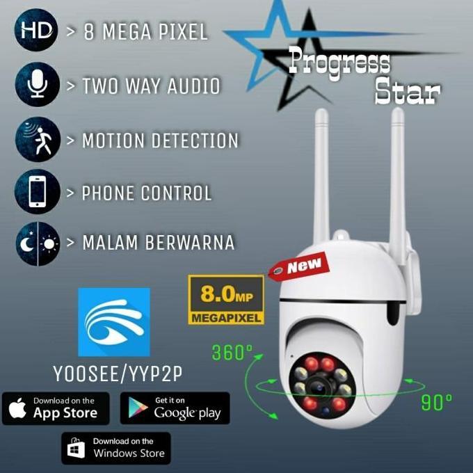 New Ip Camera Yoosee 8MP CCTV Speed Dome Mini Kamera Wireless Yoosee