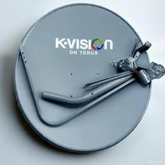Antena Parabola Mini K-Vision 75cm Non Kabel dan LNB