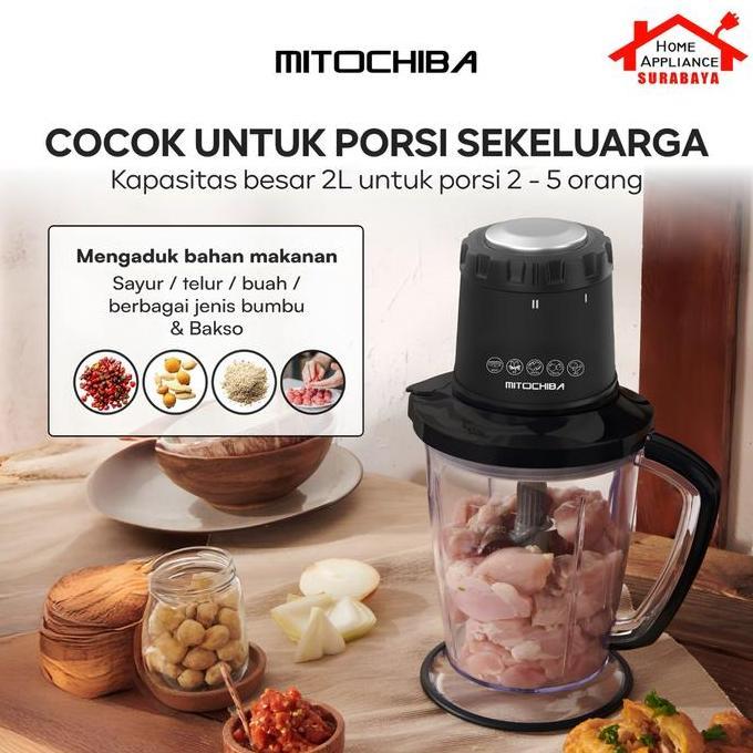 MITOCHIBA Food Magic Chopper Blender Serbaguna Multi Blend MITO CH 200 / CH-200 / CH200