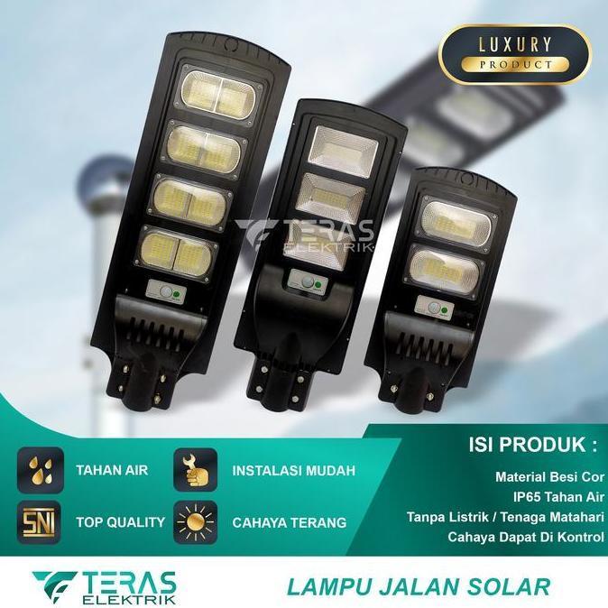 Lampu Jalan Solar 60 W PJU tenaga solar 90 W PJU 120 Watt + Remote