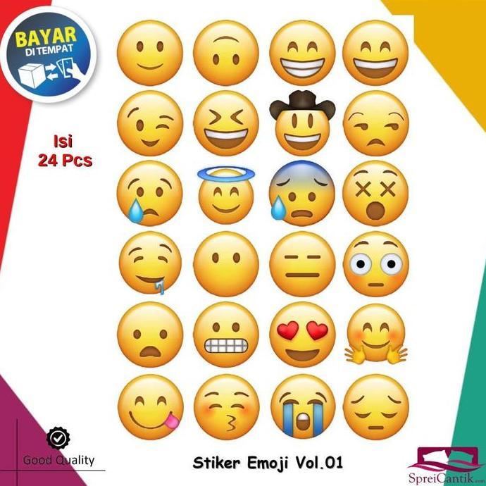Stiker Sticker Emoji Emoticon Whatsapp WA - Motor Mobil Helm Laptop HP
