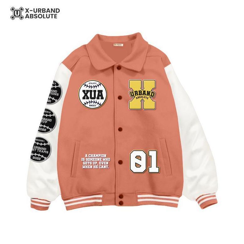 Promo Xua Jaket Varsity Baseball Jaket Unisex Vintage Baseball