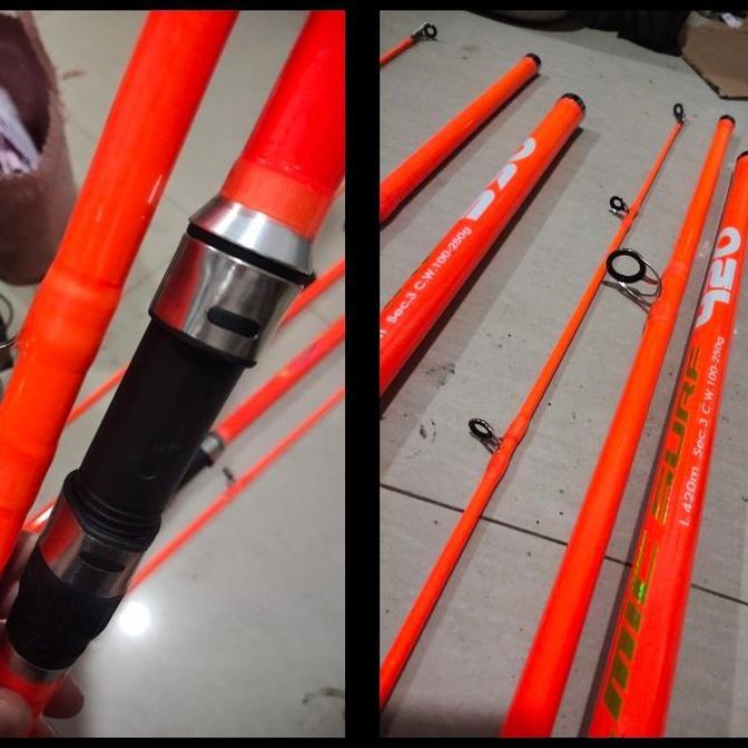 joran tornado colmic surf 390 420 450 joran surf sambung III composite (TERBAIK) (TERBARU) (TERMURAH