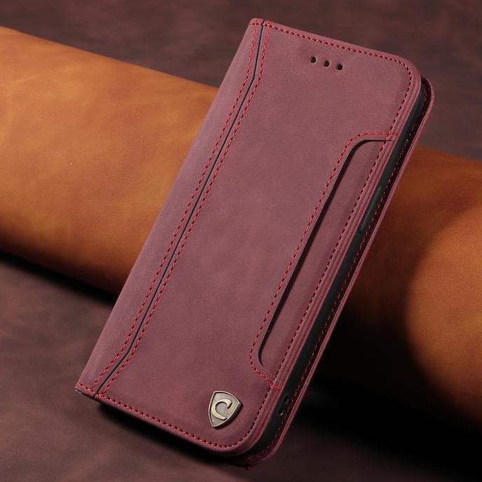 OPPO A96 OPPO A 96 CASEON FLIP WALLET CARD SLOT LEATHER CASE C001 SIAP KIRIM