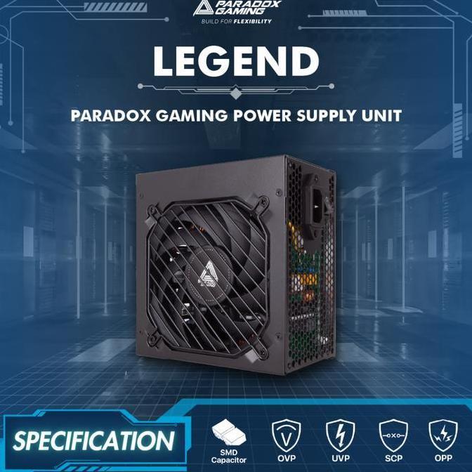 Paradox Gaming Legend PSU 550 Watt 80 Plus Bronze | PSU 550W