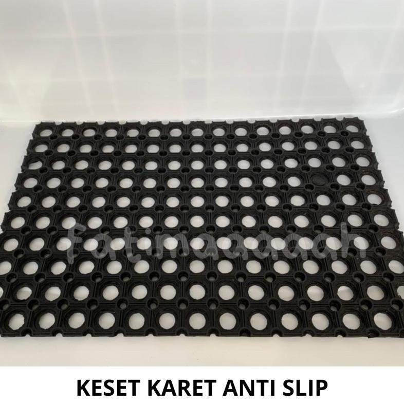 Keset Karet Lubang Anti Slip Keset Kaki Kamar Mandi Keset Lantai Serbaguna