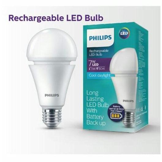 Philips Emergency Rechargeable LED Bulb 7 Watt 6500K