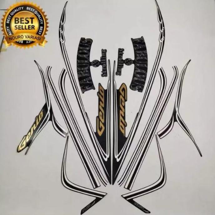 Sticker Striping Lis Motor Honda Genio Fabulous Cbs Iss 2020