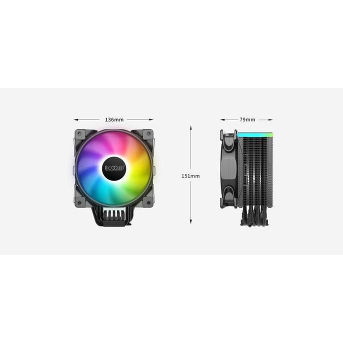 PCCOOLER GI-D56A ARGB - CPU Cooler