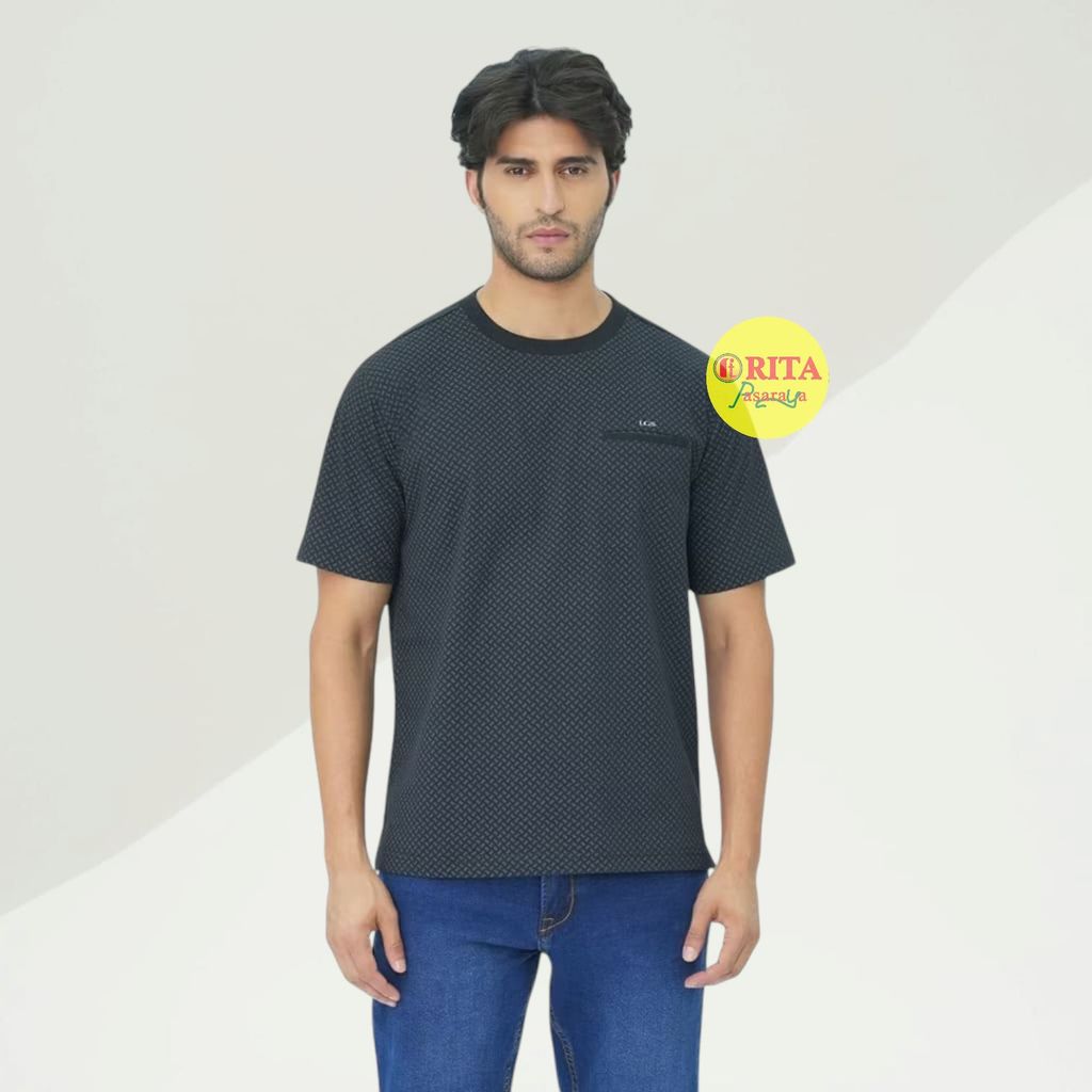 Lgs Kaos Grafis Regular Fit Lengan Pendek Pria