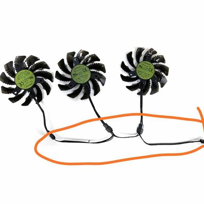 kabel Fan vga Gigabyte Aorus 4pin Triple Fan Gtx 1060 1070 1080 980 ti