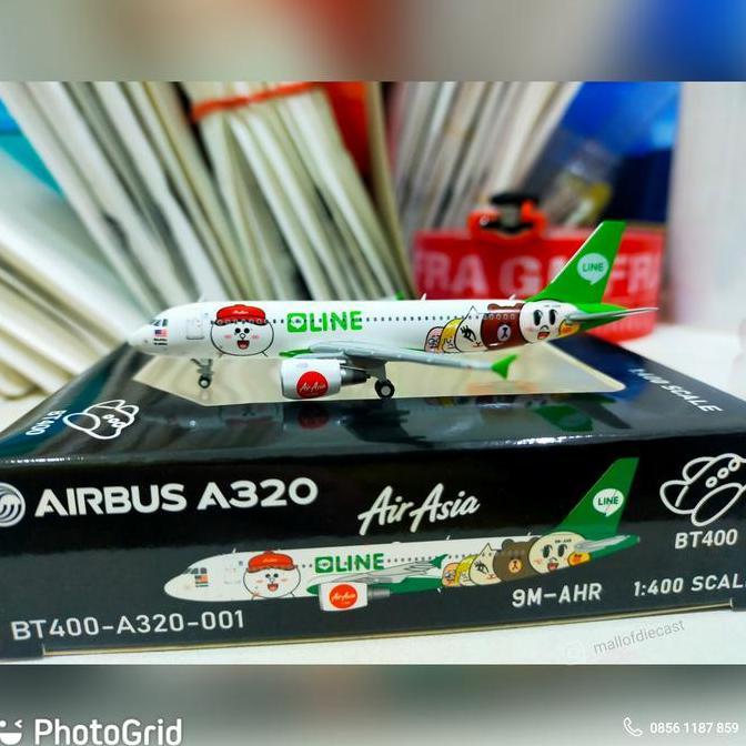 Air Asia A320 9M-AHR Line BT400