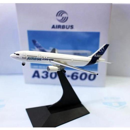Miniatur Diecast Pesawat Airbus A300-600 skala 1:400