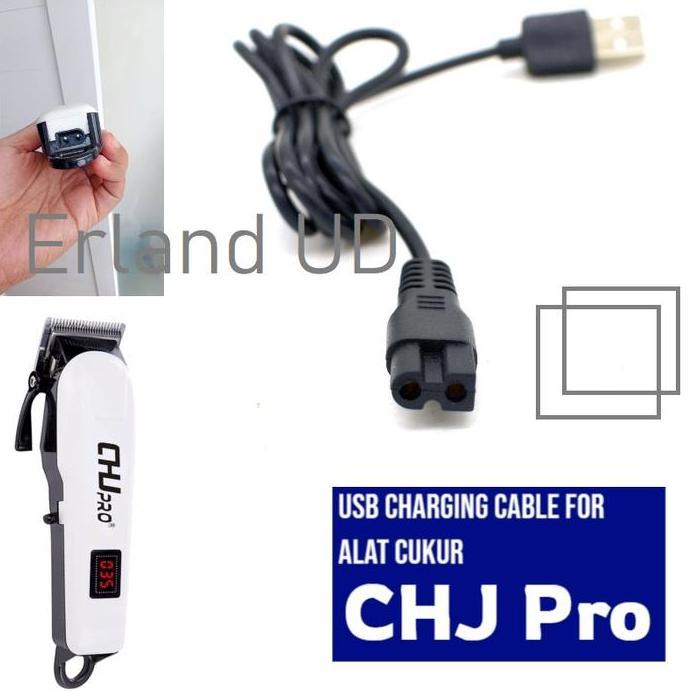 Kabel Adapter Charger Usb CHJ Kami PRO 908 CHJPRO Cukur Shaver Clipper