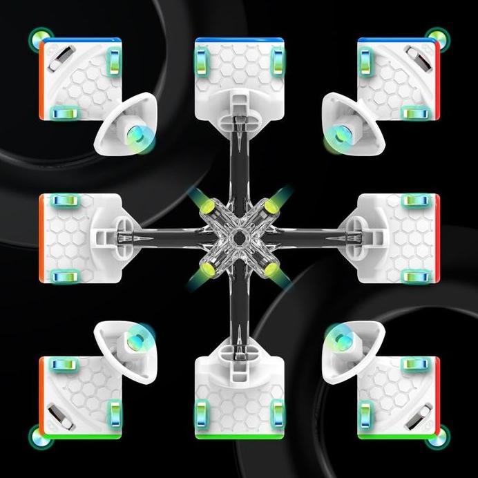 Magic Cube 3x3 Gan 11 Mini M Pro Magnetic Stickerless Puzzle Kubus 3x3x3