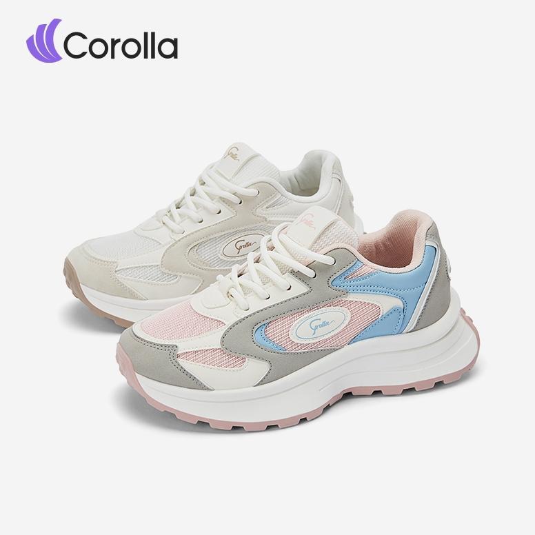 EXCLUSIVE COROLLA CREAM SEPATU WANITA OLAHRAGA SNEAKERS PUTIH WANI OUTDOOR FASHION PREMIUM QUALITY C
