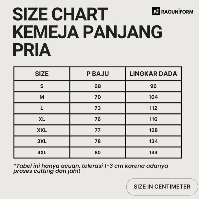 RAOUNIFORM Seragam Dinas PDL Abu Tua Lapangan Pria Lengan Panjang Seragam PNS Custom Bordir