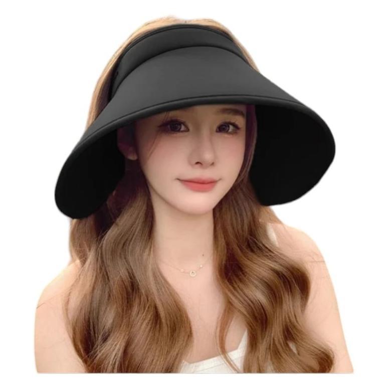 Topi Wanita Pantai Outdoor Anti Uv Lebar Depan Fashion Korea