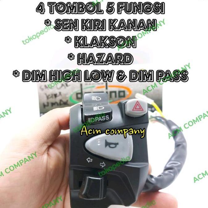 SAKLAR KIRI HAZARD DOMINO VIXION TIGER RX KING CBR GSX SATRIA R15 DLL