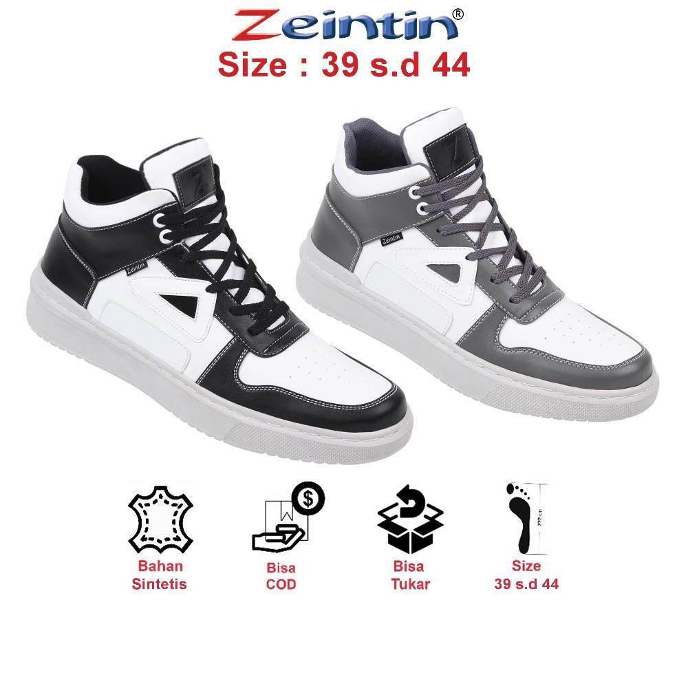 pengiriman cepat Zeintin - Sepatu Sneakers Pria Zeintin Sneakers Grey White Sintetis BL