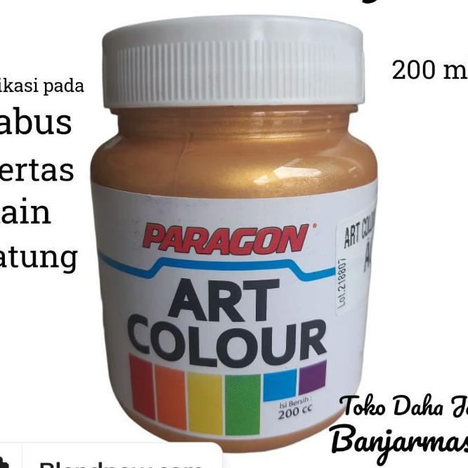 Cat Lukis Emas Paragon 200Ml | Berkilau Elegan | Hasil Maksimal