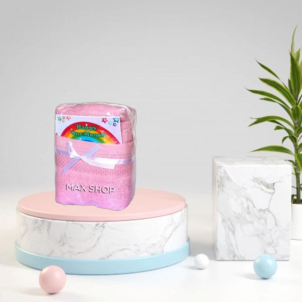 CUCI GUDANG Souvenir Bingkisan Hampers One Month Baby Handuk 1 Bulan Bayi