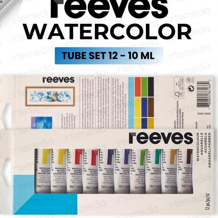 Reeves Watercolor Paint Tube Set Cat Air
