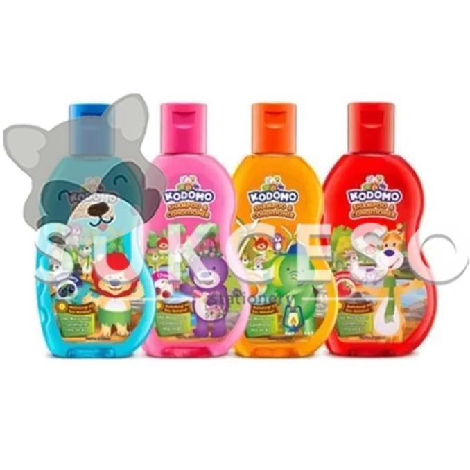 KODOMO Shampoo & Conditioner Gel Mini 45ml - Shampo Anak Kemasan Botol Kecil