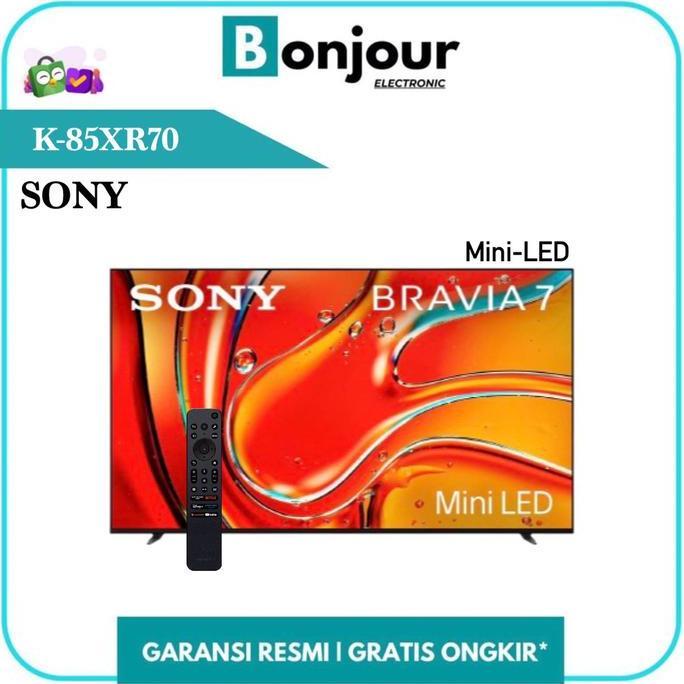 Mini LED TV Sony BRAVIA 7 K-85XR70 85 Inch Google TV Sony 85XR70 4K UHD [GARANSI RESMI]